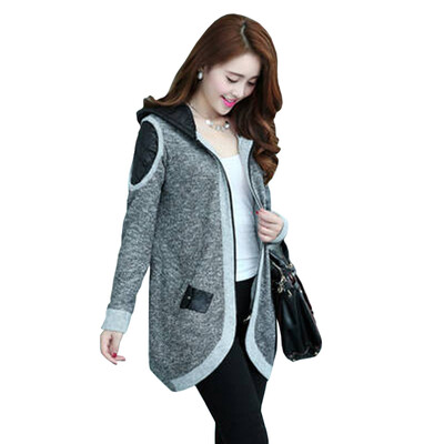 

Fashion Women Jacket Coat Women Zipper Hoodie Outerwear