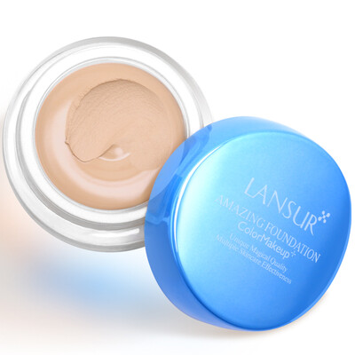 

Lanser LANSUR foundation Mo silk foundation 01 ivory 18g moisturizing concealer whitening repair capacity