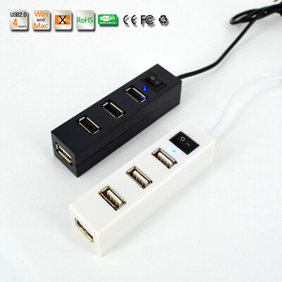 

4 Ports USB HUB High Speed USB HUB Portable OTG HUB USB Splitter Adapter for PC Laptop Tablet Moblie Phone