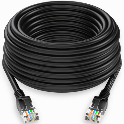 

Shanze (SAMZHE) SH-1200 высокоскоростной ультра-пяти CAT5e сетевой кабель 100 Gigabit сетевой кабель компьютерная перемычка супер 5 класс готовый кабель черный 20 метров
