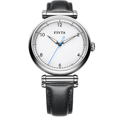 

FIYTA (FIYTA) watch series of smart watches white black leather strap A1001.WWB