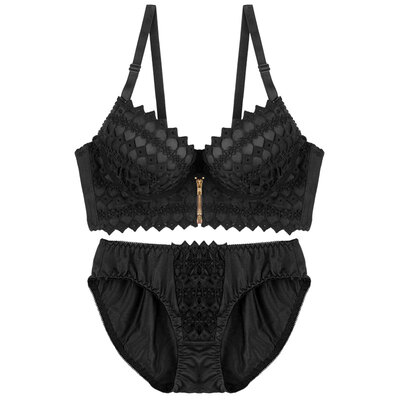 

Autumn winter lace bra adjustment type Japanese sexy bralette lingerie accessory small chest zipper underwear suits women gather