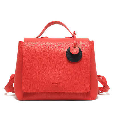 

MICOCAH Brand Fashion Women Backpacks Big Solid Color Women Bags 2 Pieces PU Leather Women Handbags 3 Colors