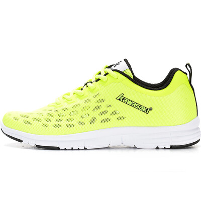 

Jingdong supermarket] Kawasaki KAWASAKI sports shoes men's shoes running shoes jogging shoes comfortable breathable fluorescent green K-828 42 yards