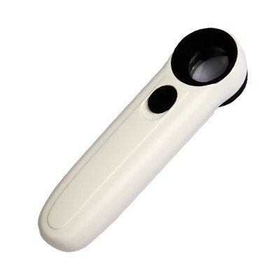 

Feilai Shi FEIRSH hand-held high-definition 40 times the jewelry magnifying glass with led lights electronic maintenance antique appraisal with high magnification telescope accessories FE09