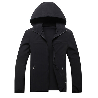 

Trendy Men Jacket Fashion Casual Solid Hooded Sport Jackets Classic Thick Warm Autumn Jackets Cheap Clothing