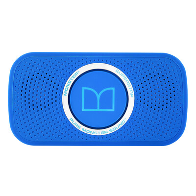 

Monster Superstar Wireless Bluetooth Speaker Portable Mini Sonic Large Volume Waterproof Outdoor Audio Subwoofer Blue