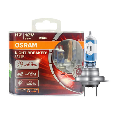 

OSRAM Laser Daywalker Limited Edition H7 Car Bulb Headlamp Low Gloss Lamp Highlight Halogen Lamp Brightening 130% Color Temperatur