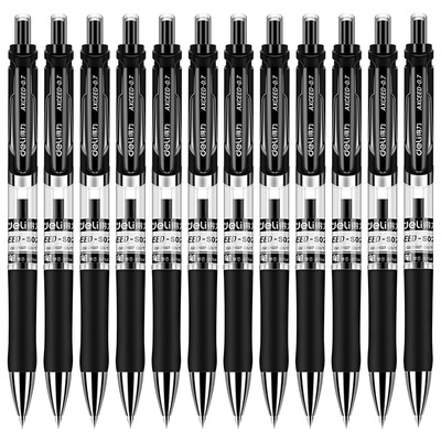 

Deli) S02 0.7mm classic durable soft handshake pencils black 12 loaded