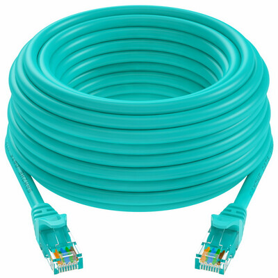 

Shanze SAMZHE WXL-6250 six CAT6 gigabit speed eight core twisted pair network jumper computer cable light green 25 meters