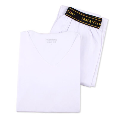 

Seamless V collar men thermal underwear fleece youth thin slim long johns warm primer set constant metrosexual male winter pants
