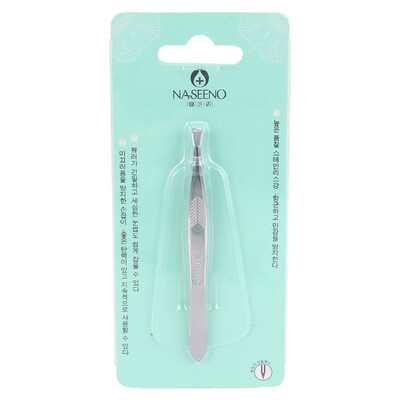 

Nazhi Nuo (NASEENO) oblique anti-slip eyebrow clip eyebrow clip tweezers pull eyebrow clip (color random