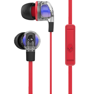

Skullcandy Skunkcandy Smokin 2.0 Earphone Phone Headset Transparent Blue