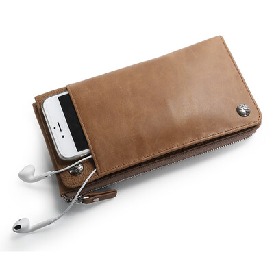 

Men's wallet wallet long wallet multi-functional wallet business leisure multi-card bit black 712-003641