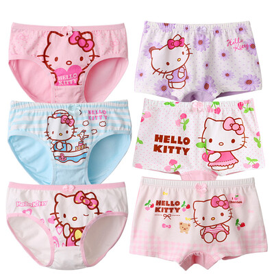 

HELLO KITTY children&39s underwear girls 6 pack baby triangle angle shorts 107 color M reference height 105-115