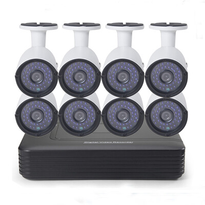 

Cotier Surveillance 8CH DVR System CCTV Camera 1080P 36mm Lens Mini Camera AHD 1U 8Channel Security DVR Kit