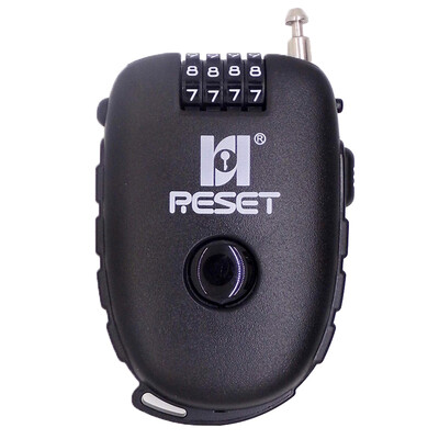 

Ritz-Carlton RST-018 4-digit password soft wire rope lock lock door lock padlock gym lock backpack lock travel rod box lock black