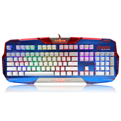 

Yibo (E-3LUE) K729 RGB механическая клавиатура Версия для американского капитана черной оси