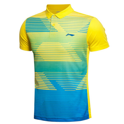 

Li Ning LI-NING AAYK297-1 Men&39s Badminton Dress Top Yellow
