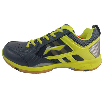 

Li Ning LI-NING Badminton Shoes Men&39s Shoes Sports Shoes Gray Yellow Silver AYZK039-1 415