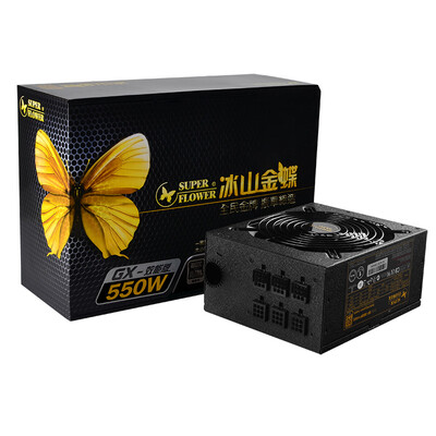 

Zhenhua (SUPER FLOWER) rated 550W iceberg Kingdee GX550 power supply (80PLUS gold / semi-module / SLI support