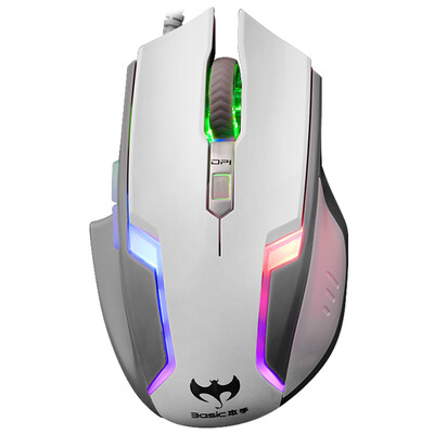

My mouse (basic) mouse photoelectric gaming mouse wired -760GT 180A white