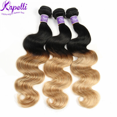 

Queen Hair Products Peruvian Body Wave Virgin Hair 3 Bundles Ombre Peruvian Virgin Hair Blonde Weave Tissage Cheveux Humain 1b27