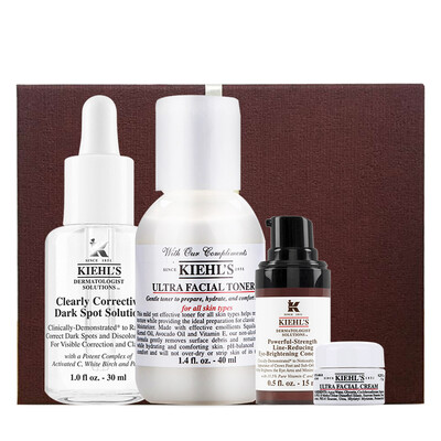 

Kiehl (Kiehl в) VC Отбеливание Set (набор Отбеливание Essence 30мл + 15мл + витамин C глаз лосьон Эмульсия крем 40 мл + 7 мл) случайный подарок по уходу за кожей