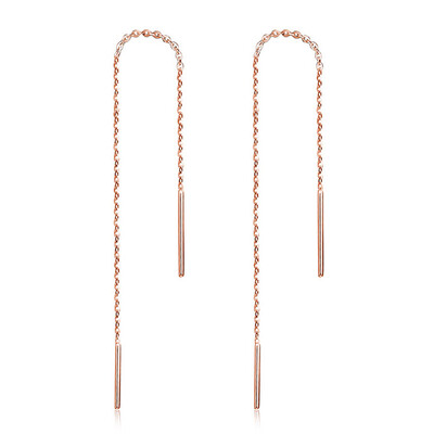 

DEMONE EX0009 DEMONE DEMONE JEWELRY - Meteor Red 18k Gold Earring Gold Rose Gold Earring Earring Korean Women&39s Girl 18K