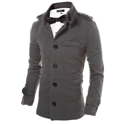 

Winter Men Casual Double Collar Coat