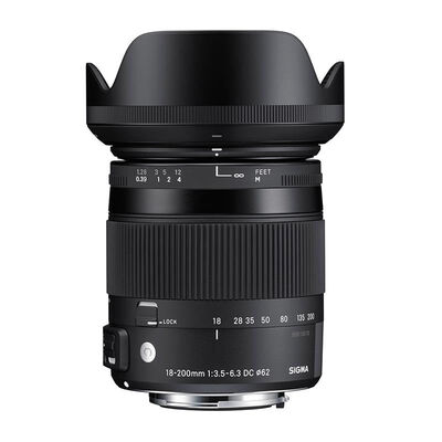 

SIGMA 18-200mm F35-63 DC MACRO OS HSM Contemporary Half-frame standard zoom lens Canon bayonet lens