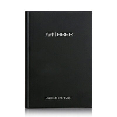 

Hi HBER HD100 500GB mobile hard disk USB3.0 interface 2.5 inch gold