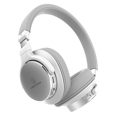 

Audio-Technica ATH-SR5BT Portable Headset Wireless Bluetooth Headset White