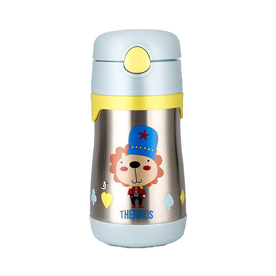 

Enthusiast THERMOS Детский термос Sippy Cup Детский обучающий кубок Детский тренировочный кубок Детский портативный Утечка из нержавеющей стали Кубок BS5353L BLN