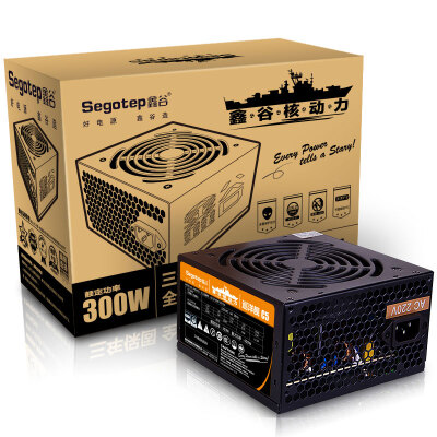 

Segotep rated 300W nuclear power - cruiser C5 power supply passive PFC wide back quiet fan 3 year warranty computer desktop power supply