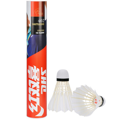 

Red Double Happiness (DHS) badminton N402 training class badminton 12 loaded