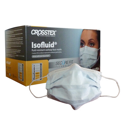 

US CROSSTEX (can Thai) double sealed protective mask (blue) 10 / bag