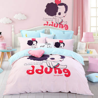 

Mercury Home Textiles MERCURY Bedding Four-piece Cotton Cotton Twill Print Quilt Bedding Winter Apple Apple Double 15m Bed