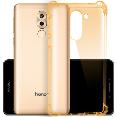 

Pixi glory 6x mobile phone shell play play Huawei glory 6X mobile phone protective sleeve four corners drop thick all envelopes through gold