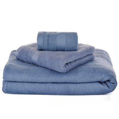 

The Bamboo kam crazy soft bamboo 3 Piece Towel Set1 Bath Towel 1 Hand Towel 1 Face TowelCreamwhitegreypinkNavy