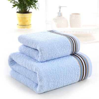 

According to cleansing 1611 cotton absorbent towel towel each a blue suit 80g 103 g