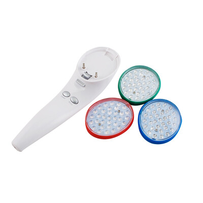 

3 Treatments in 1 LED Light Therapy System Red Blue Green LED Light for Acne, Wrinkles 420232 420233