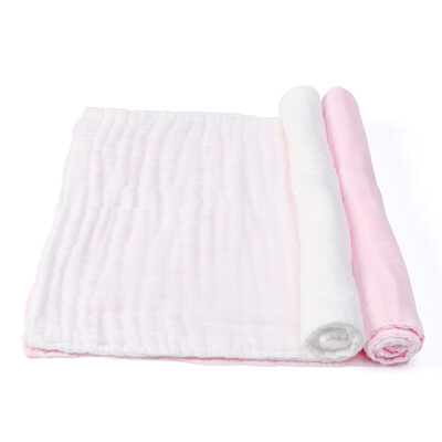 

PurCotton марля полотенце для взрослых 34 * 76cm /2 шт., светло-розовый + фиолетовый