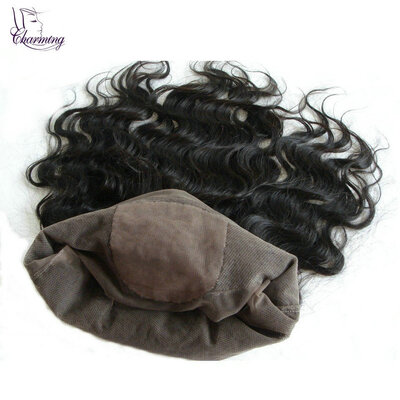 

360 Silk Lace Frontal With Baby Hair Brazilian Virgin Human Hair Body Wave Silk Lace Frontal Closure 22"x4" Brazilian wavy Lace F