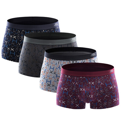 

Heng Yuan Xiang men&39s underwear activity printing&dyeing flat underwear fashion HYX printing mixed color 4 with a combination of 180105