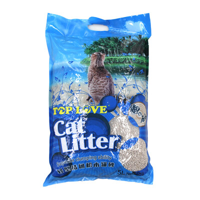 

TOP LOVE Pet Whole Cat Kind Light Knot Pine Cat Litter 5L