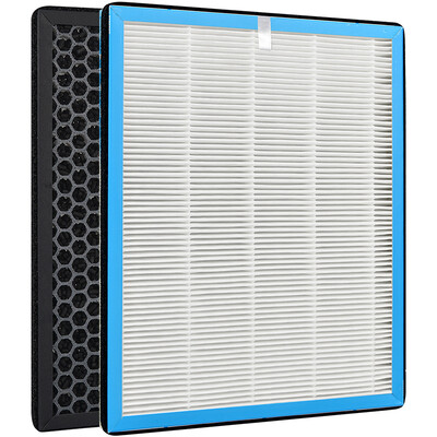 

Cappa Compatible SKG Air Purifier Filter Filter Dust Collection HEPA Activated Carbon Set Applicable JH4053 42074208406042104084