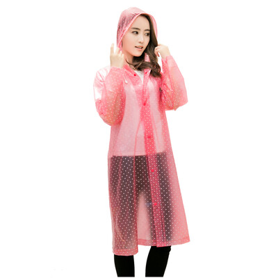 

Paradise Women&39s High Flush PVC Print Wind Raincoat GF-1 Pink