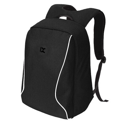 

IX anti - theft backpack 15 - inch laptop bag business backpack casual bag black