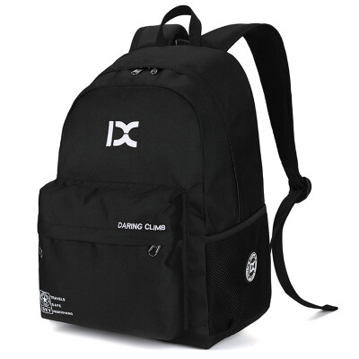 

IX backpack sports casual fashion backpack men and women universal school bag black 8024